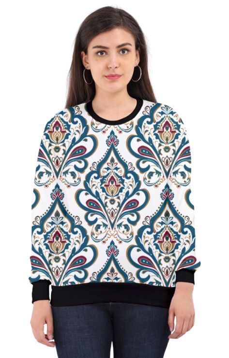 Ethnic - All Over Print Sweatshirt For Women Sweatshirt For College