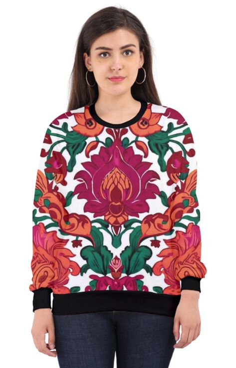Ethnic - All Over Print Sweatshirt For Women Sweatshirt For College