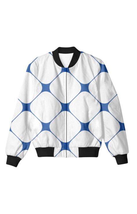 Checked - Unisex Bomber Jacket For Men And Women
