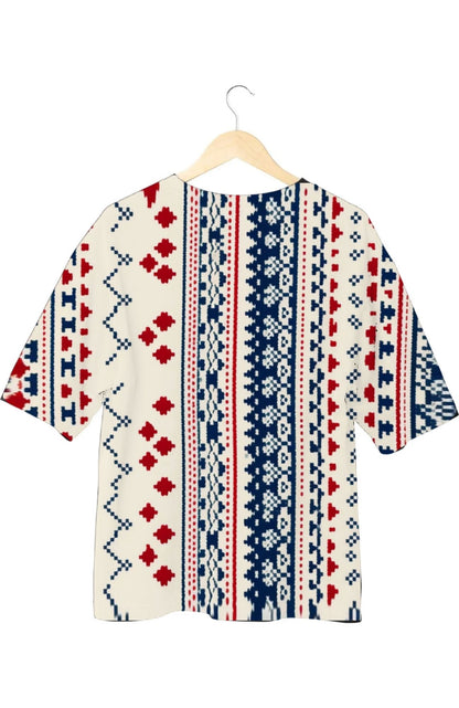 Knit - All Over Print Oversized Tshirt For Men And Women Designer Unisex Tshirt