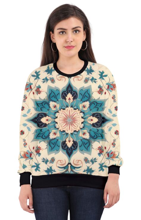 Ethnic - All Over Print Sweatshirt For Women Sweatshirt For College