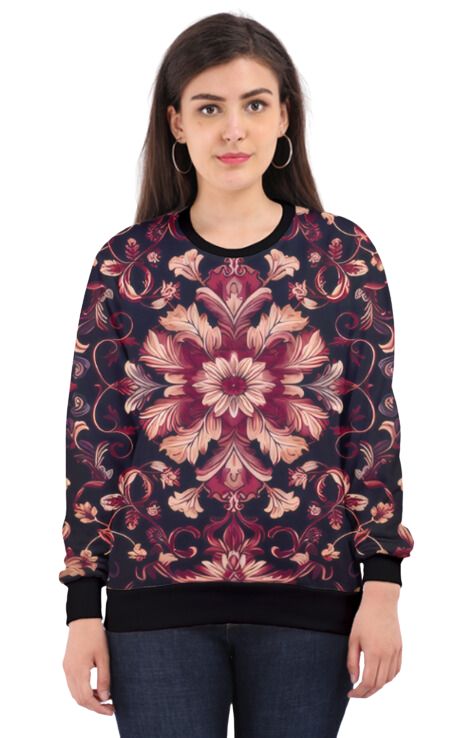 Ethnic - All Over Print Sweatshirt For Women Sweatshirt For College
