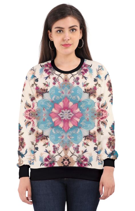 Ethnic - All Over Print Sweatshirt For Women Sweatshirt For College