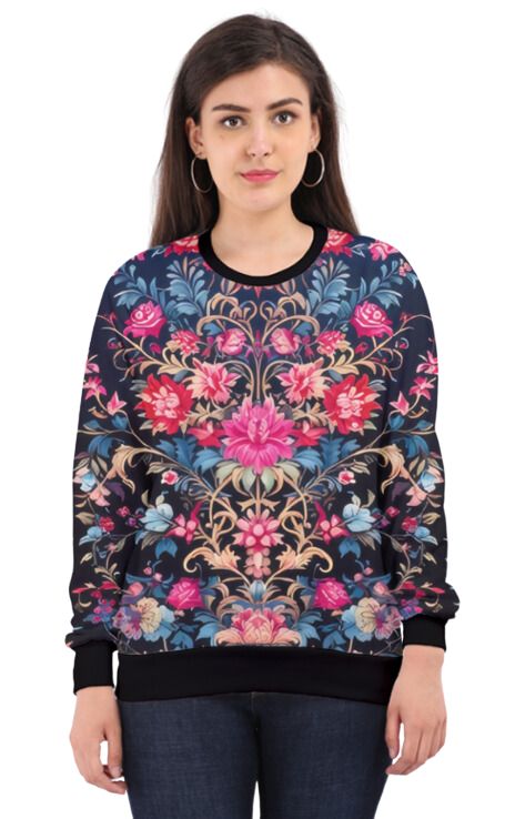 Ethnic - All Over Print Sweatshirt For Women Sweatshirt For College
