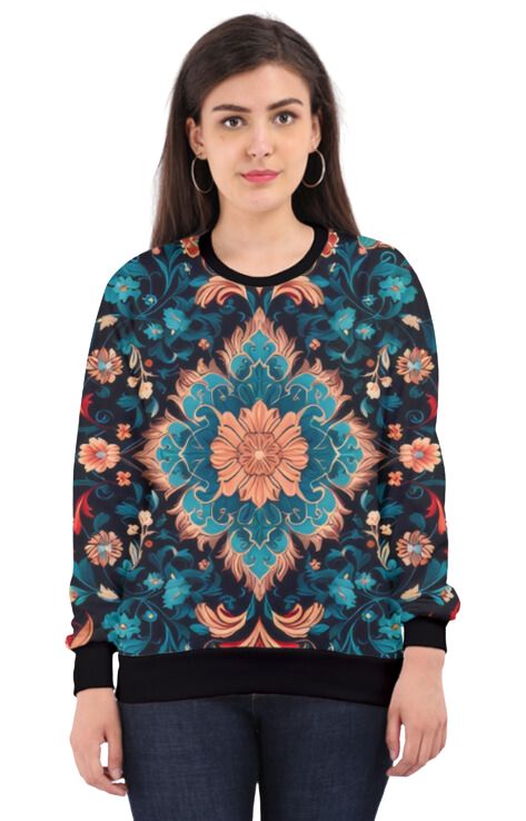 Ethnic - All Over Print Sweatshirt For Women Sweatshirt For College