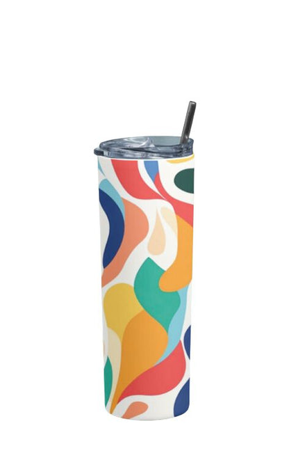 Retro - Stainless Steel Tumbler Water Bottle 20 OZ(590ml) Coffee Tumbler