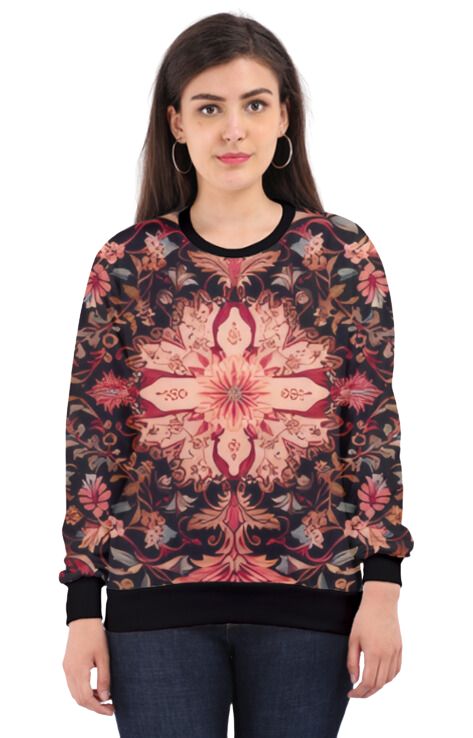 Ethnic - All Over Print Sweatshirt For Women Sweatshirt For College