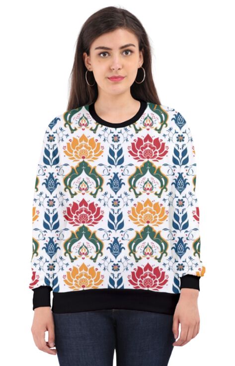 Ethnic - All Over Print Sweatshirt For Women Sweatshirt For College