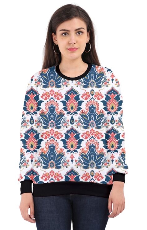 Ethnic - All Over Print Sweatshirt For Women Sweatshirt For College