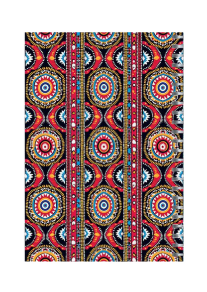 Indian - Spiral Notepad A5 Unruled Notebook 120 Pages