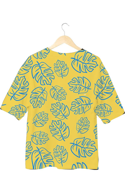 Leaf - All Over Print Oversized Tshirt For Men And Women Designer Unisex Tshirt