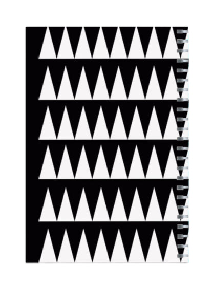 Geometric - Spiral Notepad A5 Unruled Notebook 120 Pages