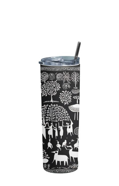 Warli - Stainless Steel Tumbler Water Bottle 20 OZ(590ml) Coffee Tumbler