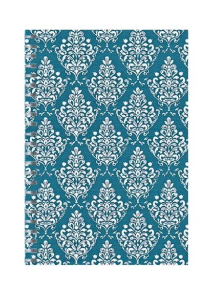 Kashmir - Spiral Notepad A5 Unruled Notebook 120 Pages