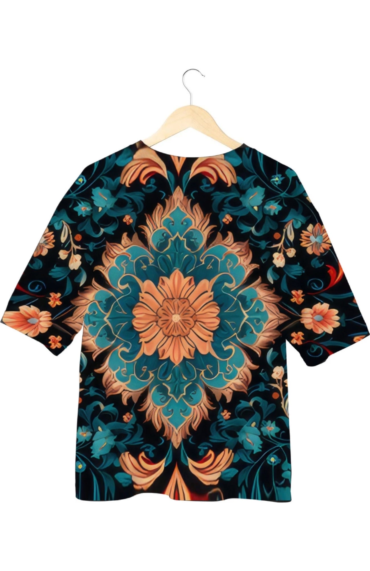 Ethnic- All Over Print Oversized Tshirt For Men And Women Designer Unisex Tshirt