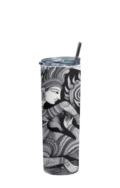 Indian - Stainless Steel Tumbler Water Bottle 20 OZ(590ml) Coffee Tumbler