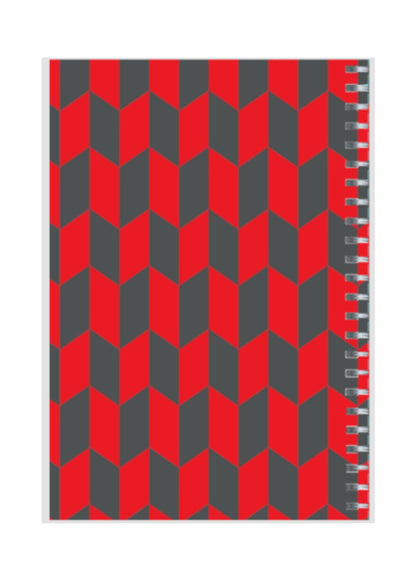 Zig Zag - Spiral Notepad A5 Unruled Notebook 120 Pages