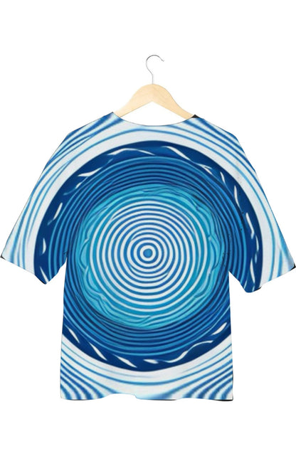 Ocean Waves - All Over Print Oversized Tshirt For Men And Women Designer Unisex Tshirt