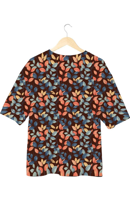 Leaf - All Over Print Oversized Tshirt For Men And Women Designer Unisex Tshirt