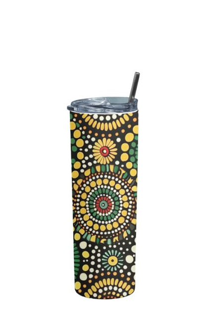 Aboriginal - Stainless Steel Tumbler Water Bottle 20 OZ(590ml) Coffee Tumbler