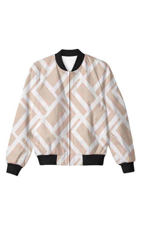 Checked - Unisex Bomber Jacket For Men And Women