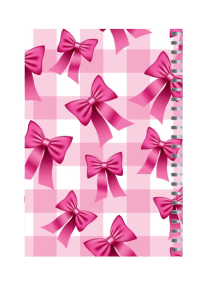 Coquette - Spiral Notepad A5 Unruled Notebook 120 Pages