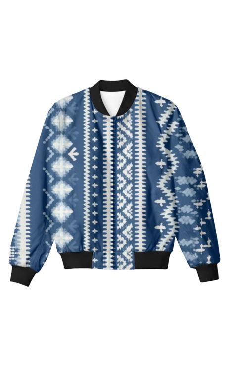 Knit - Unisex Bomber Jacket For Men And Women