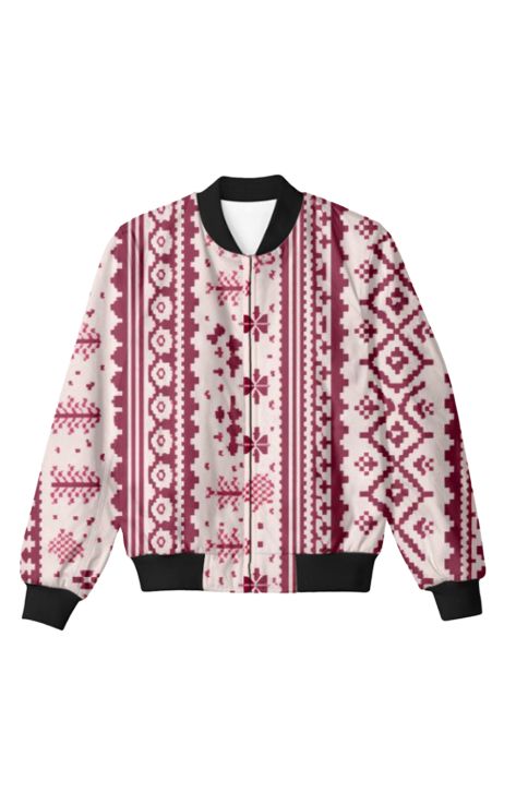 Knit - Unisex Bomber Jacket For Men And Women