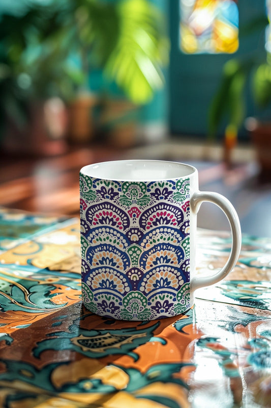 Ethnic - Ceramic Coffee Mug 11 ounce(330ml)