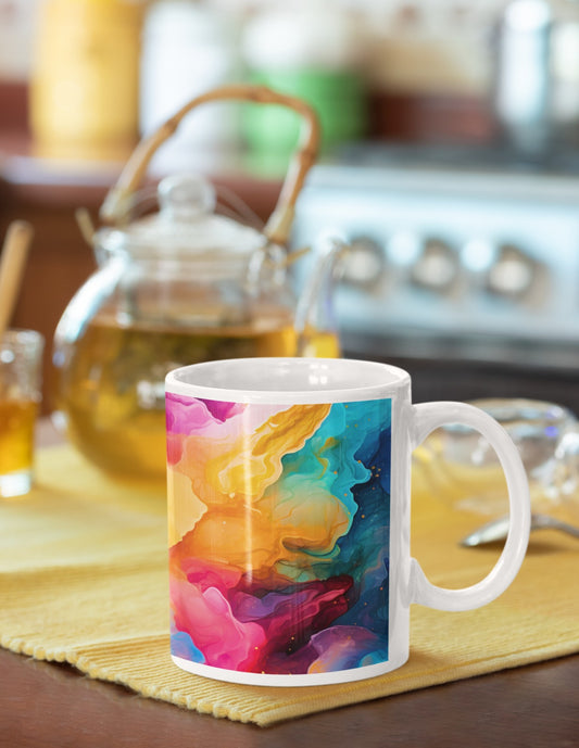Fluid Art - Ceramic Coffee Mug 11 ounce(330ml)
