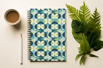 Moroccan - Spiral Notepad A5 Ruled Notebook 120 Pages