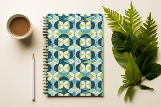 Moroccan - Spiral Notepad A5 Ruled Notebook 120 Pages