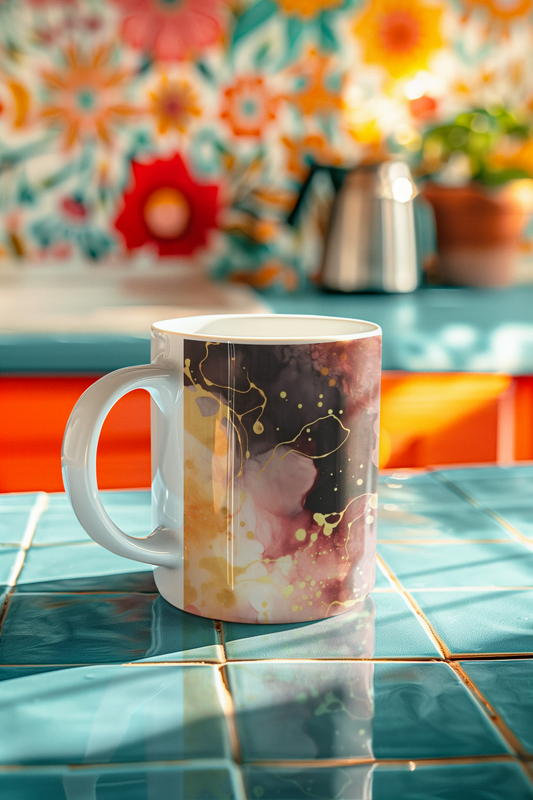 Fluid Art - Ceramic Coffee Mug 11 ounce(330ml)