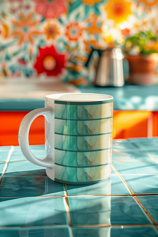 Abstract - Ceramic Coffee Mug 11 ounce(330ml)