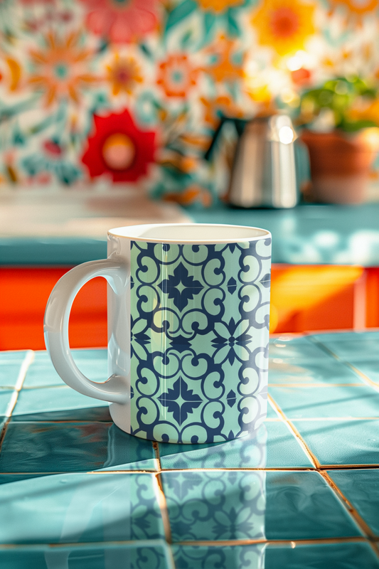 Moroccan - Ceramic Coffee Mug 11 ounce(330ml)