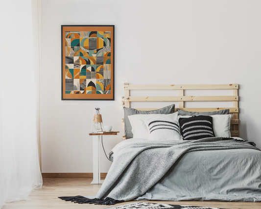 Geometric - Wall Art Hanging For Home Decor (18 x 24 inches)