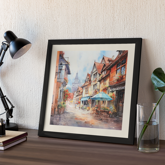 European Clip Art - Wall Art Hanging For Home Decor ( 14 x 14 inches )