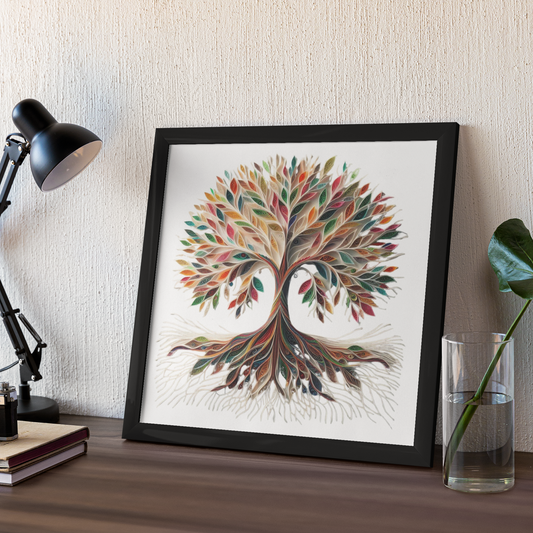 Tree Of Life  - Wall Art Hanging For Home Decor ( 14 x 14 inches )