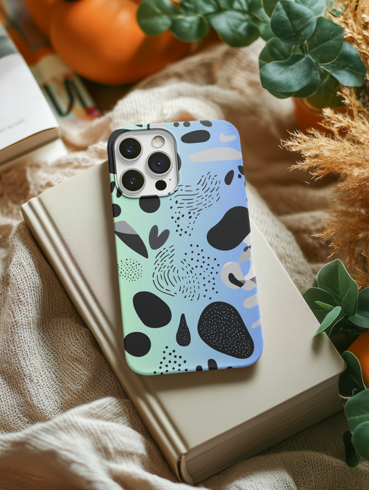 Wavy Ombre Retro - iPhone Case and Cover