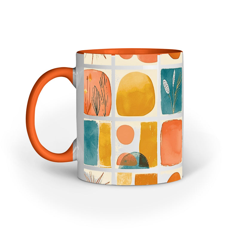Geometric - Ceramic Coffee Mug 11 ounce(330ml)