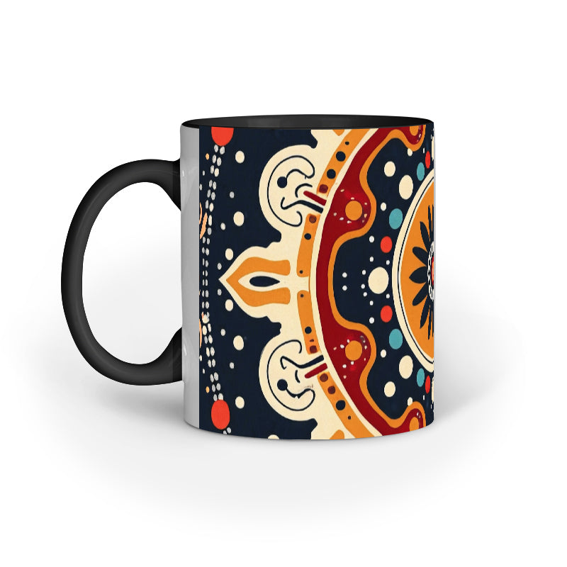 Polka Halo - Ceramic Coffee Mug 11 ounce(330ml)