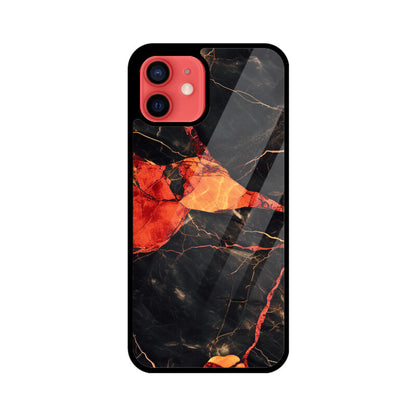 Orange Marble - iPhone Case and Cover