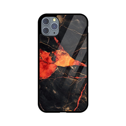 Orange Marble - iPhone Case and Cover
