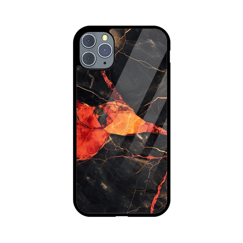 Orange Marble - iPhone Case and Cover