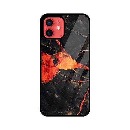 Orange Marble - iPhone Case and Cover