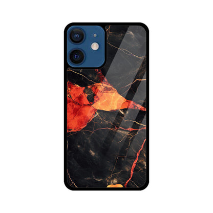 Orange Marble - iPhone Case and Cover