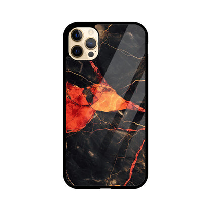 Orange Marble - iPhone Case and Cover