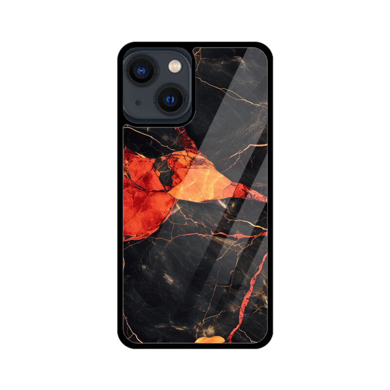 Orange Marble - iPhone Case and Cover