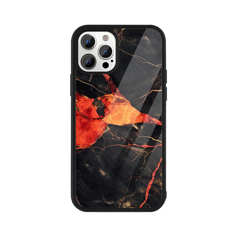 Orange Marble - iPhone Case and Cover
