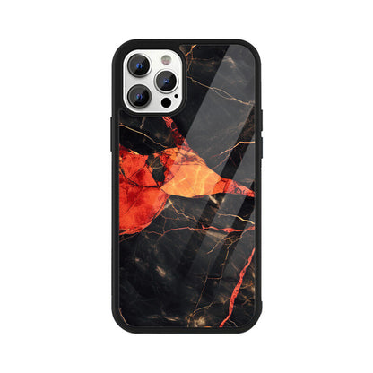 Orange Marble - iPhone Case and Cover